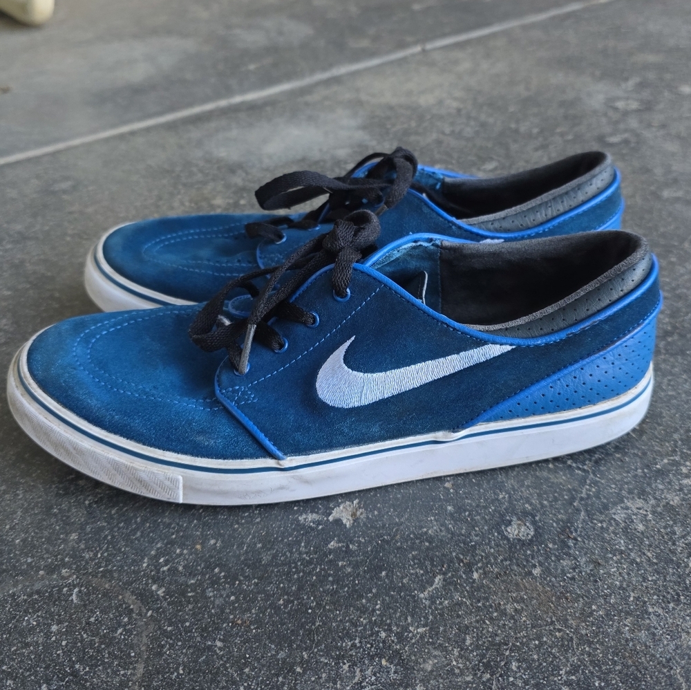 Nike SB Zoom Stefan Janoski Low Military Blue Suede